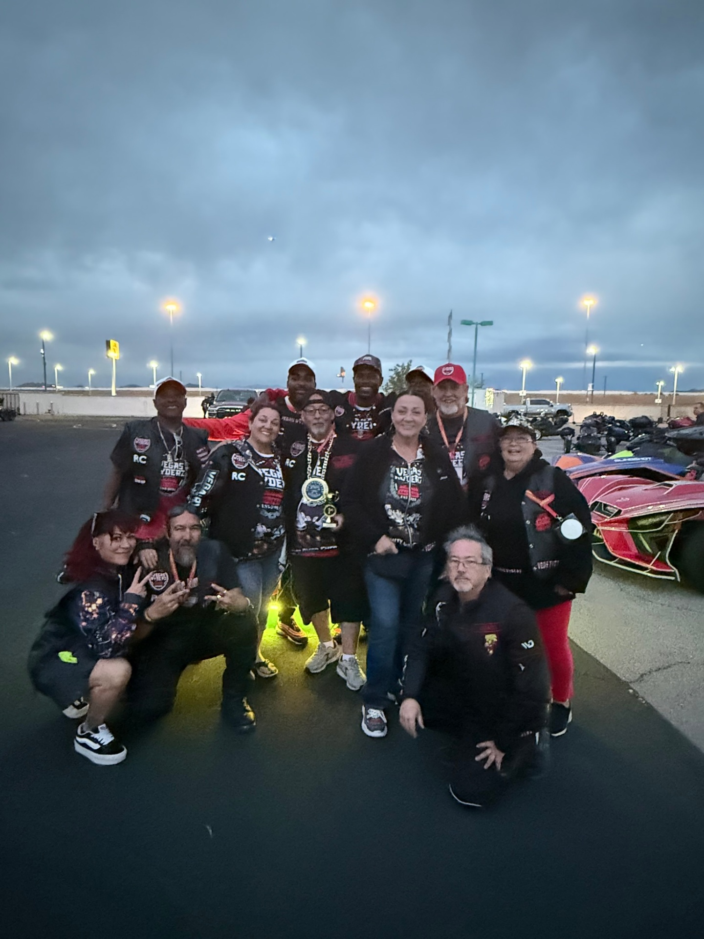 Full Crew, Trophy In Hand