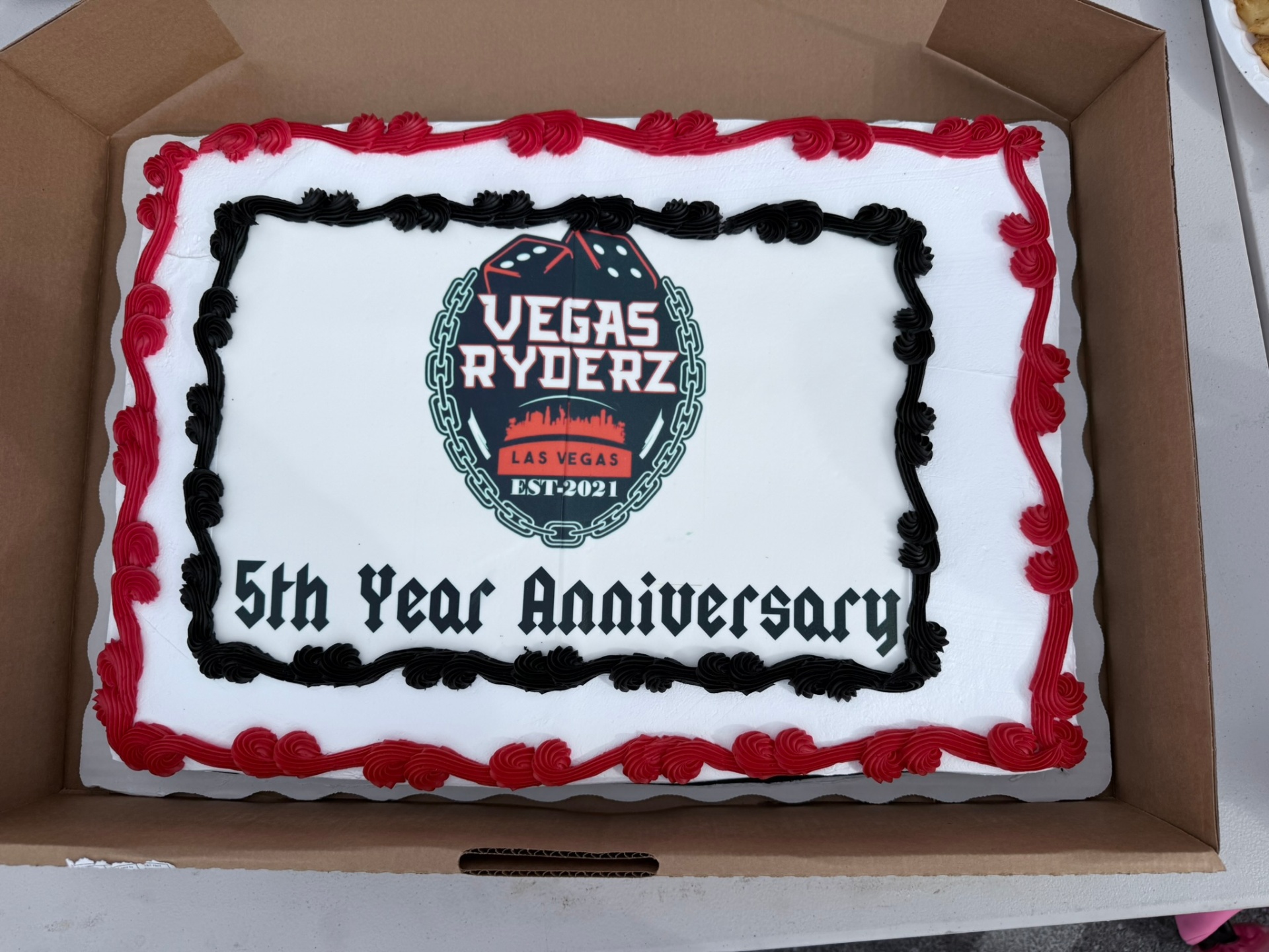 5th Year Anniversary Cake