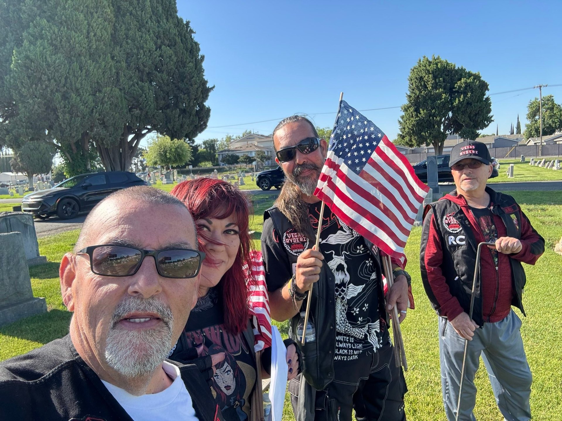 Memorial Day, Flags Up